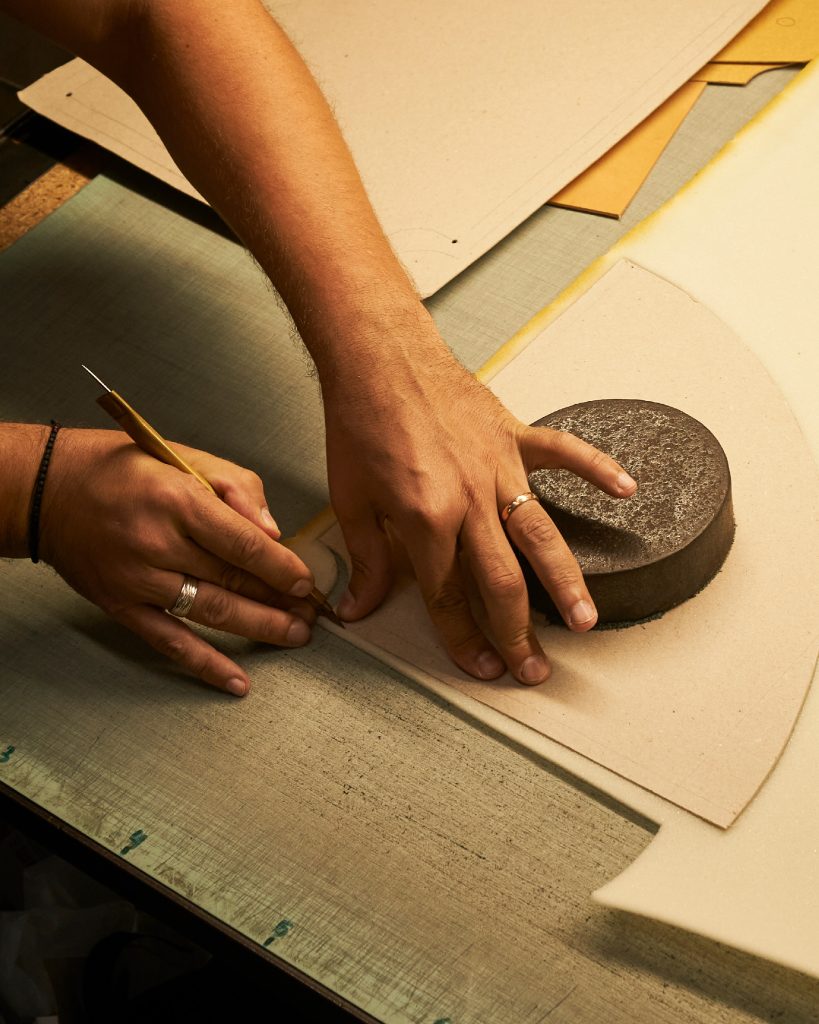 PARELLO leather cushion for the Lello modular system