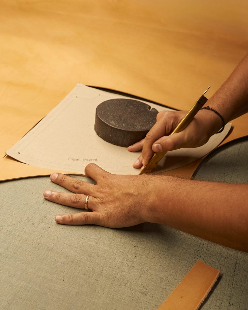 PARELLO leather cushion for the Lello modular system - view 5