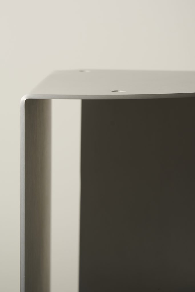 LELLO UNIT SATIN vessel in satin aluminium - view 6