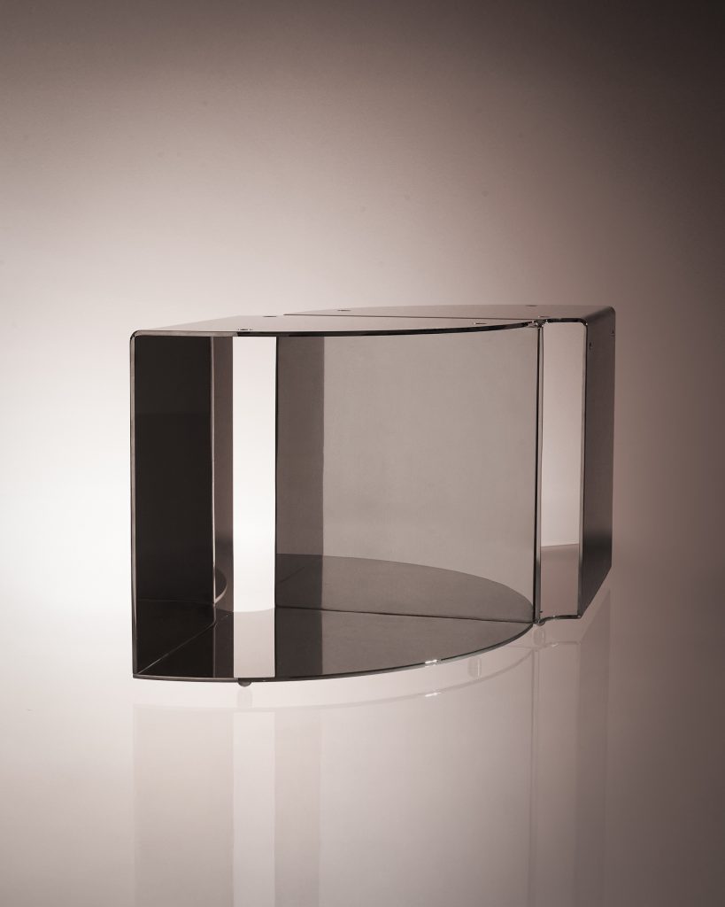 LELLO UNIT NICKEL PLATED vessel in nickel-plated aluminium
